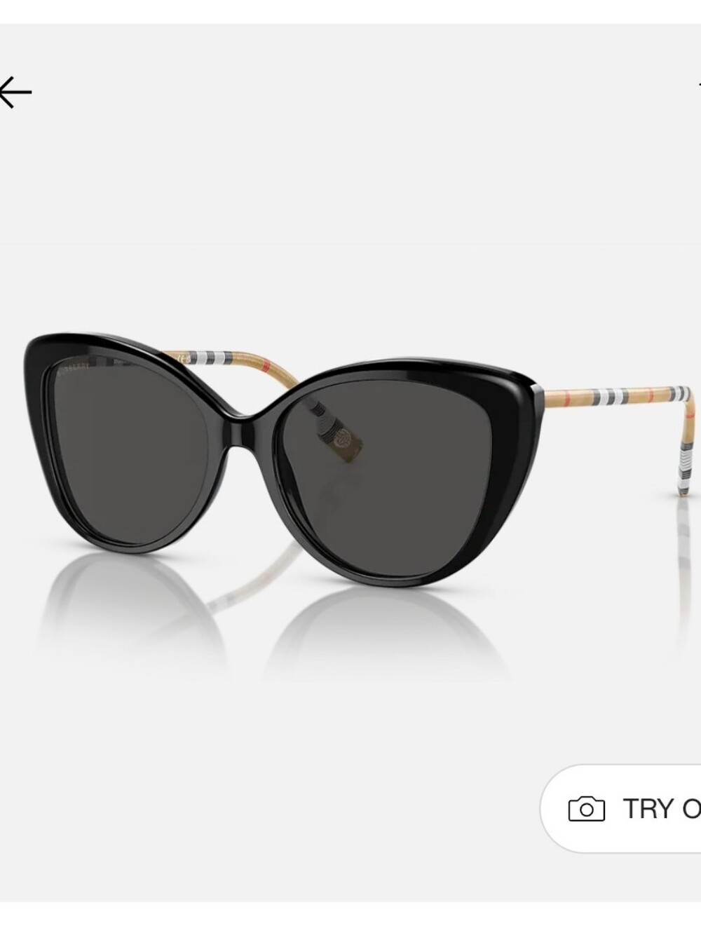 Burberry BE4407 Sunglasses - NWT- BLACK